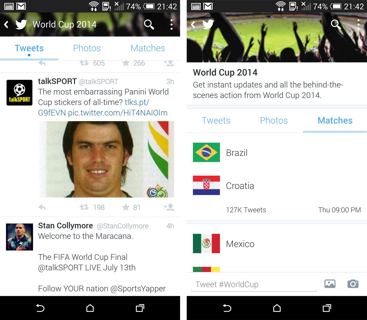 following the worldcup on twitter soccer edition hashflags and more image 6
