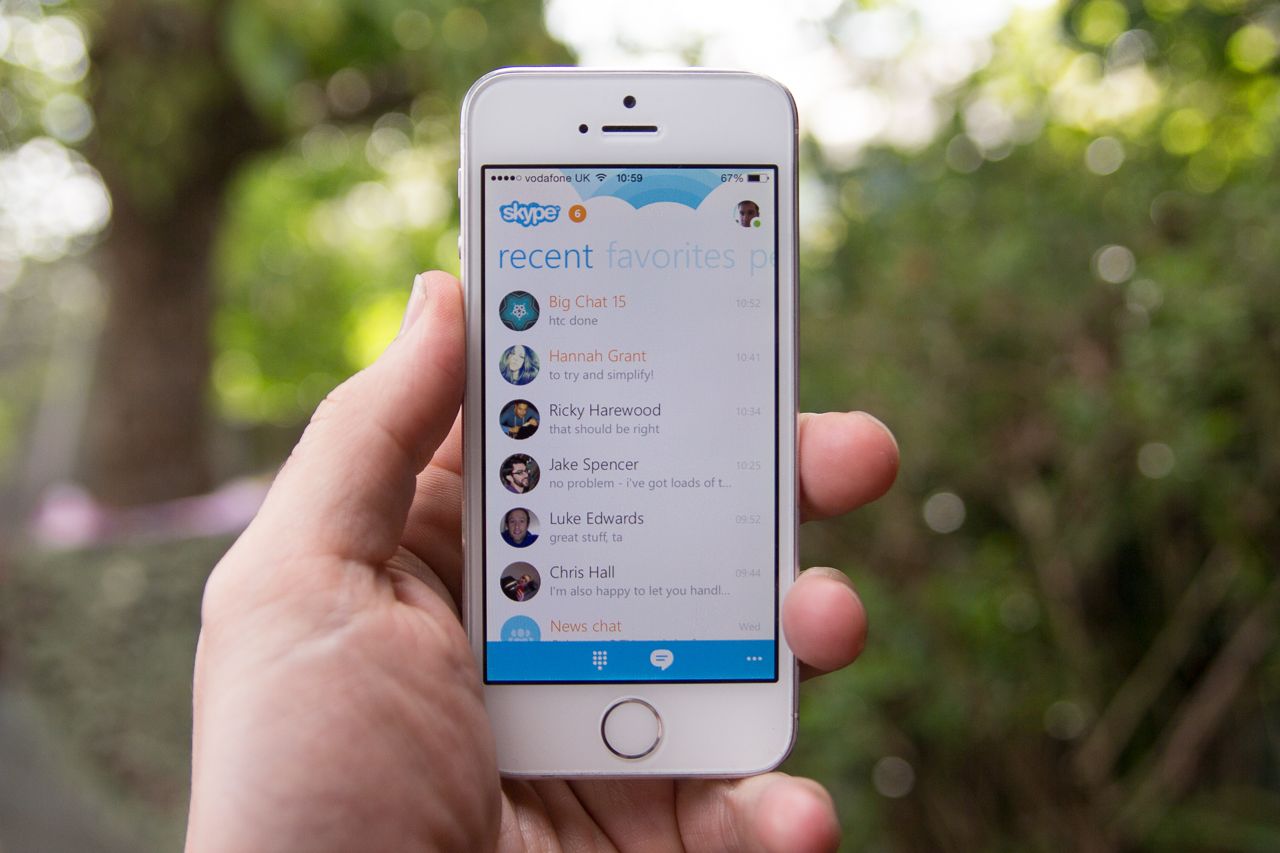 hands on skype for iphone 5 0 review image 1