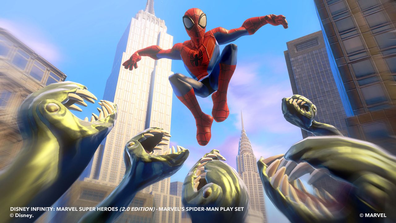 disney infinity 2 0 marvel super heroes preview hands on with cap america spidey and the gang image 14