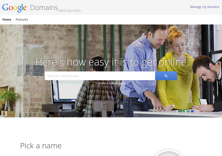 google is now a domain registrar for custom urls with google domains invite only beta image 1