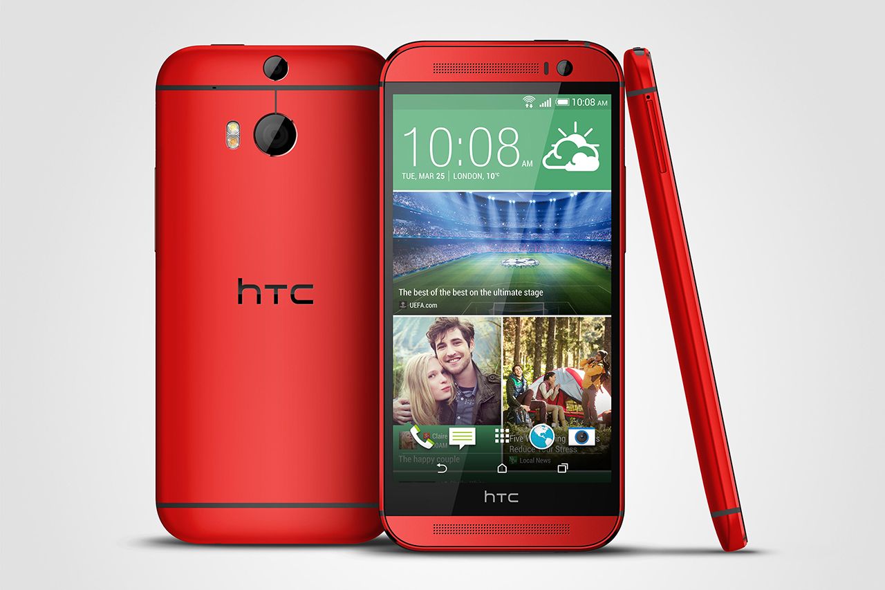 htc one m8 in red arrives exclusively at o2 from 4 august image 1