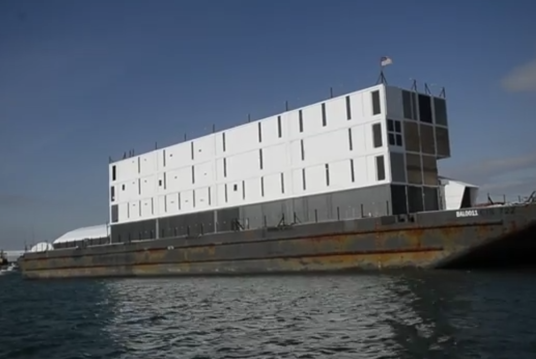 google sells unfinished barge docked in maine after months of mystery image 1