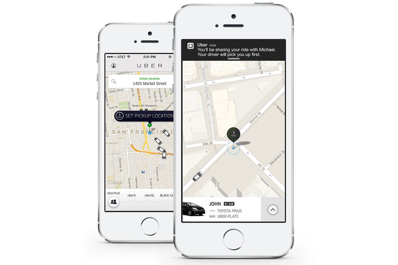 uberpool saves you money split taxi fares with people taking a similar route image 1