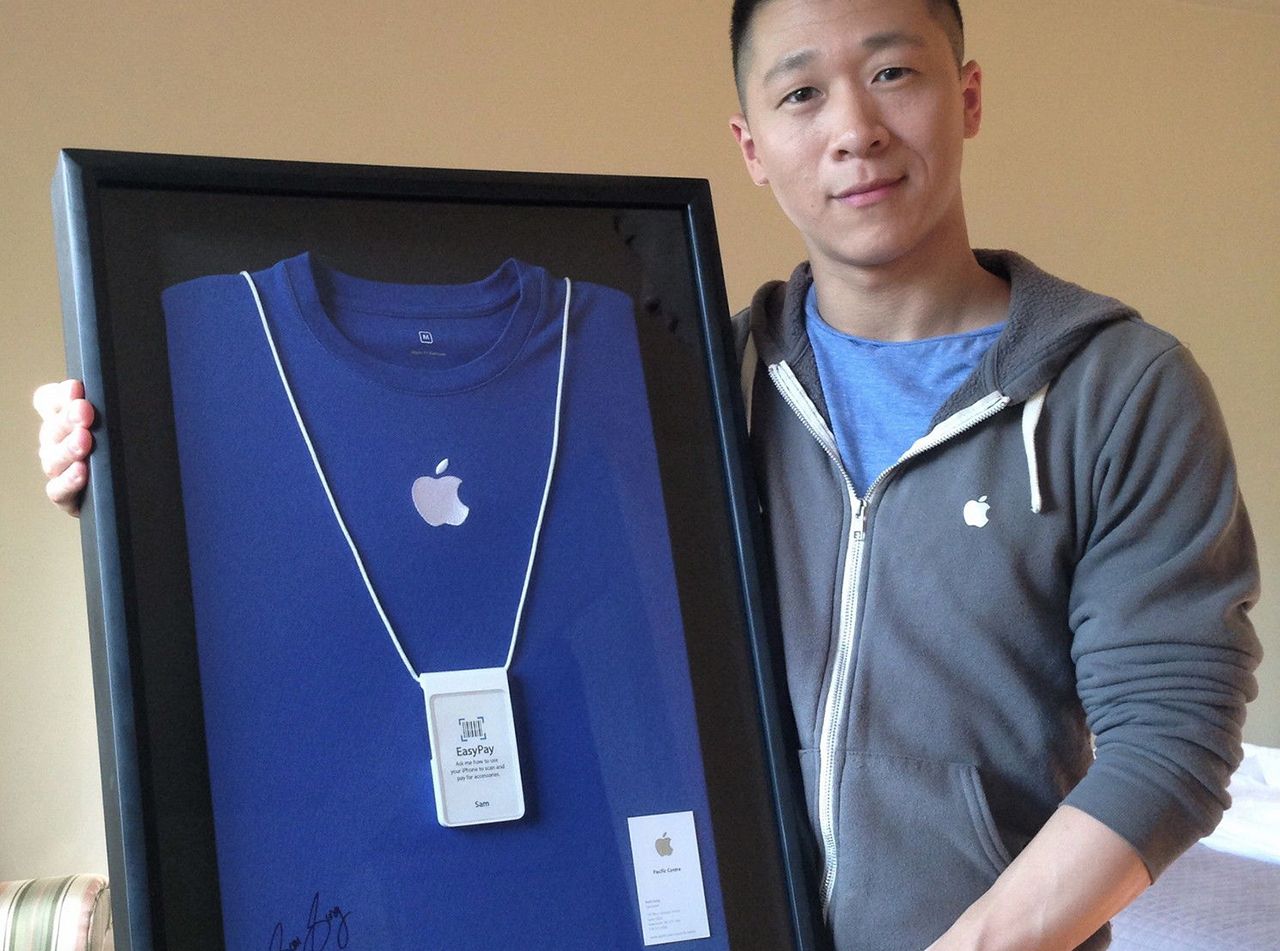 best apple employee name ever sam sung and now you can buy his business card image 1