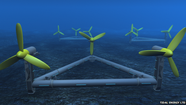 sea turbine unveiled to use tide as power for thousands of uk homes image 1