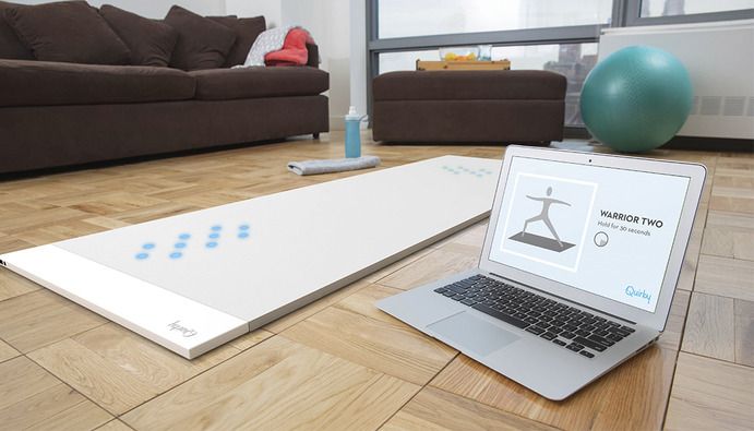 beacon smart yoga mat teaches perfect technique by detecting weight distribution image 1