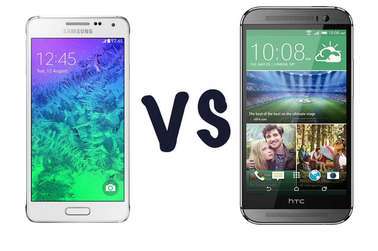 samsung galaxy alpha vs htc one m8 what s the difference  image 1