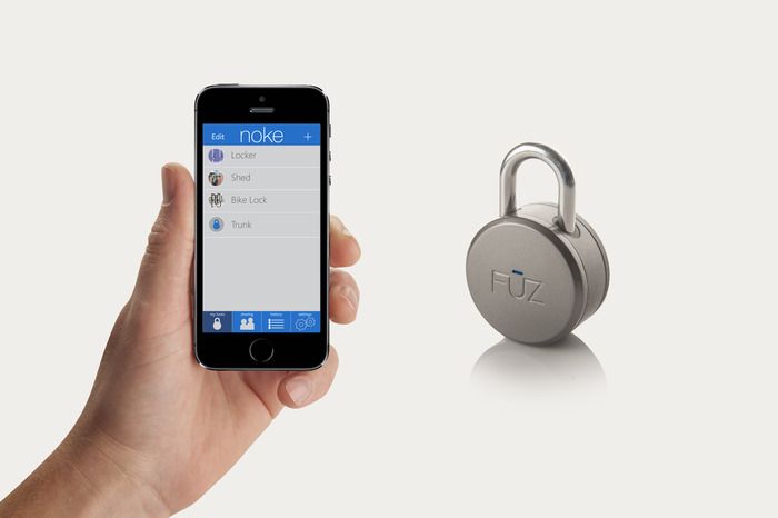 noke smart padlock uses bluetooth enabled phones to unlock instead of keys image 1