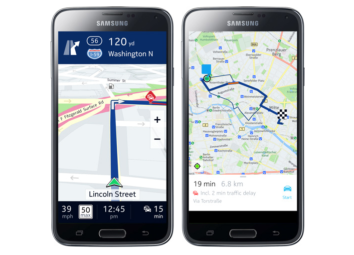 nokia here to launch on android as samsung galaxy exclusive will power gear s maps too image 1