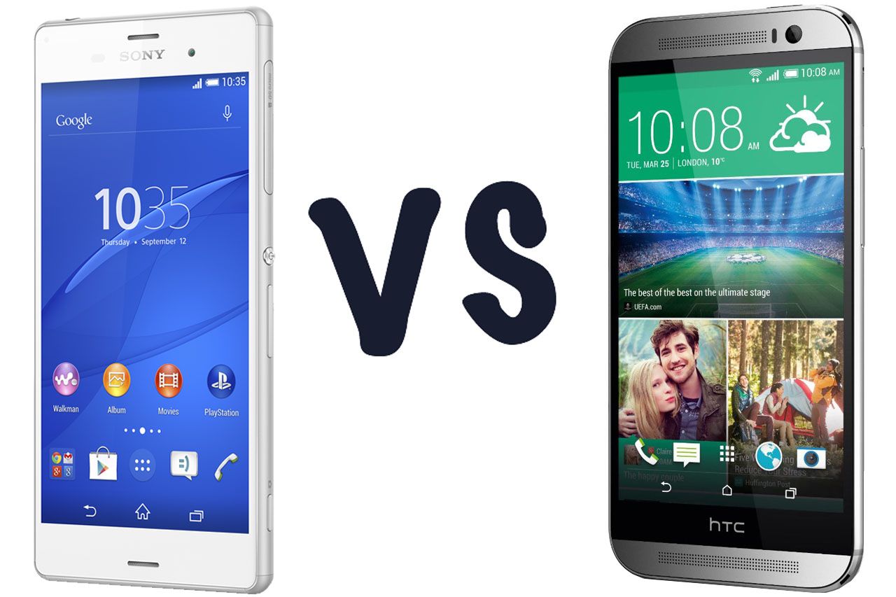 sony xperia z3 vs htc one m8 what s the difference  image 1