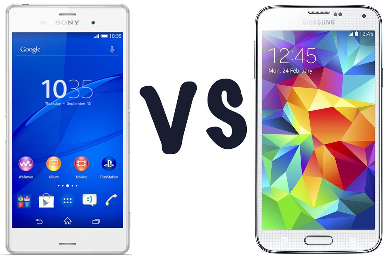 sony xperia z3 vs samsung galaxy s5 what s the difference  image 1
