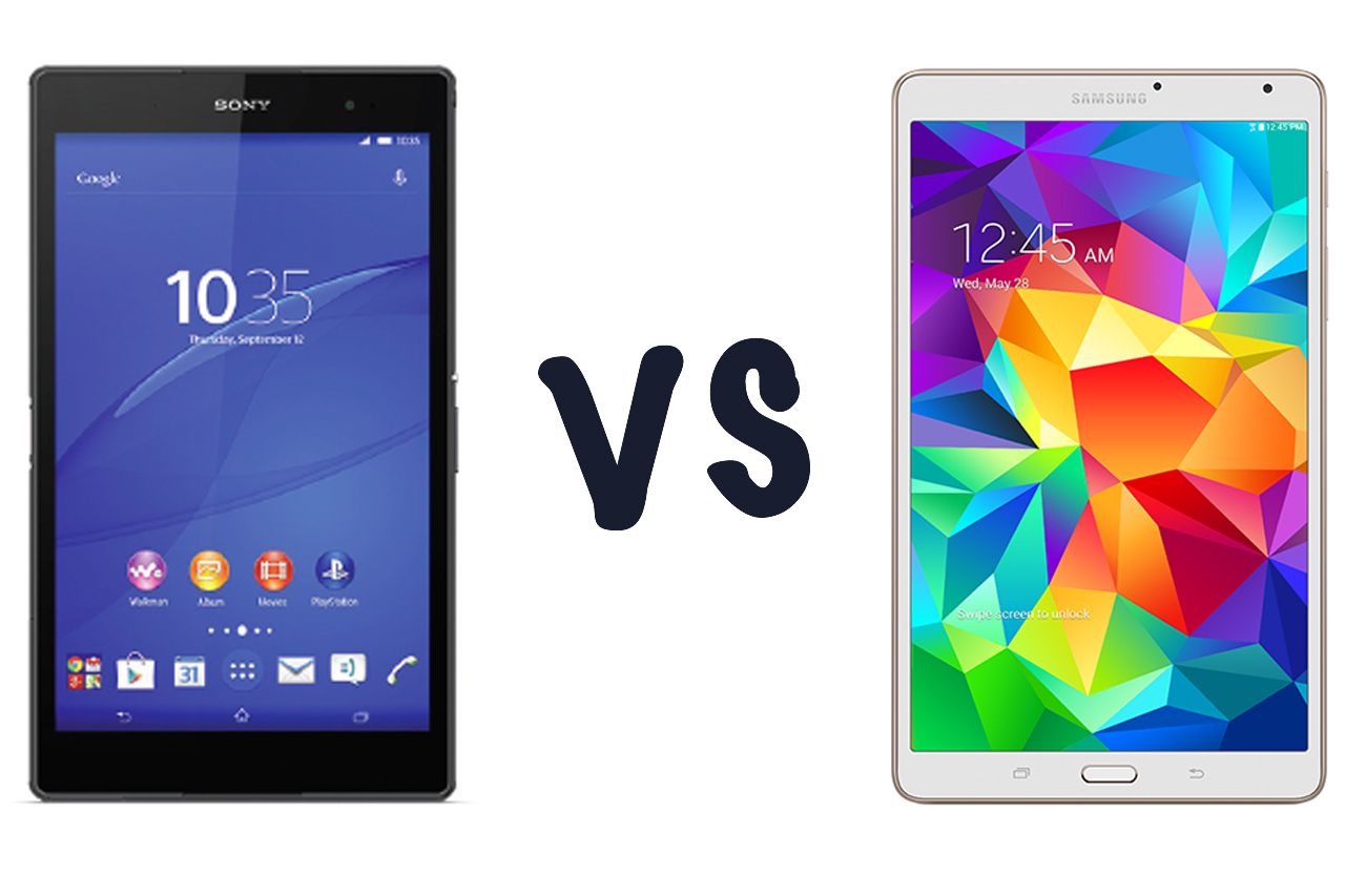 sony xperia z3 tablet compact vs samsung galaxy tab s 8 4 what s the difference  image 1