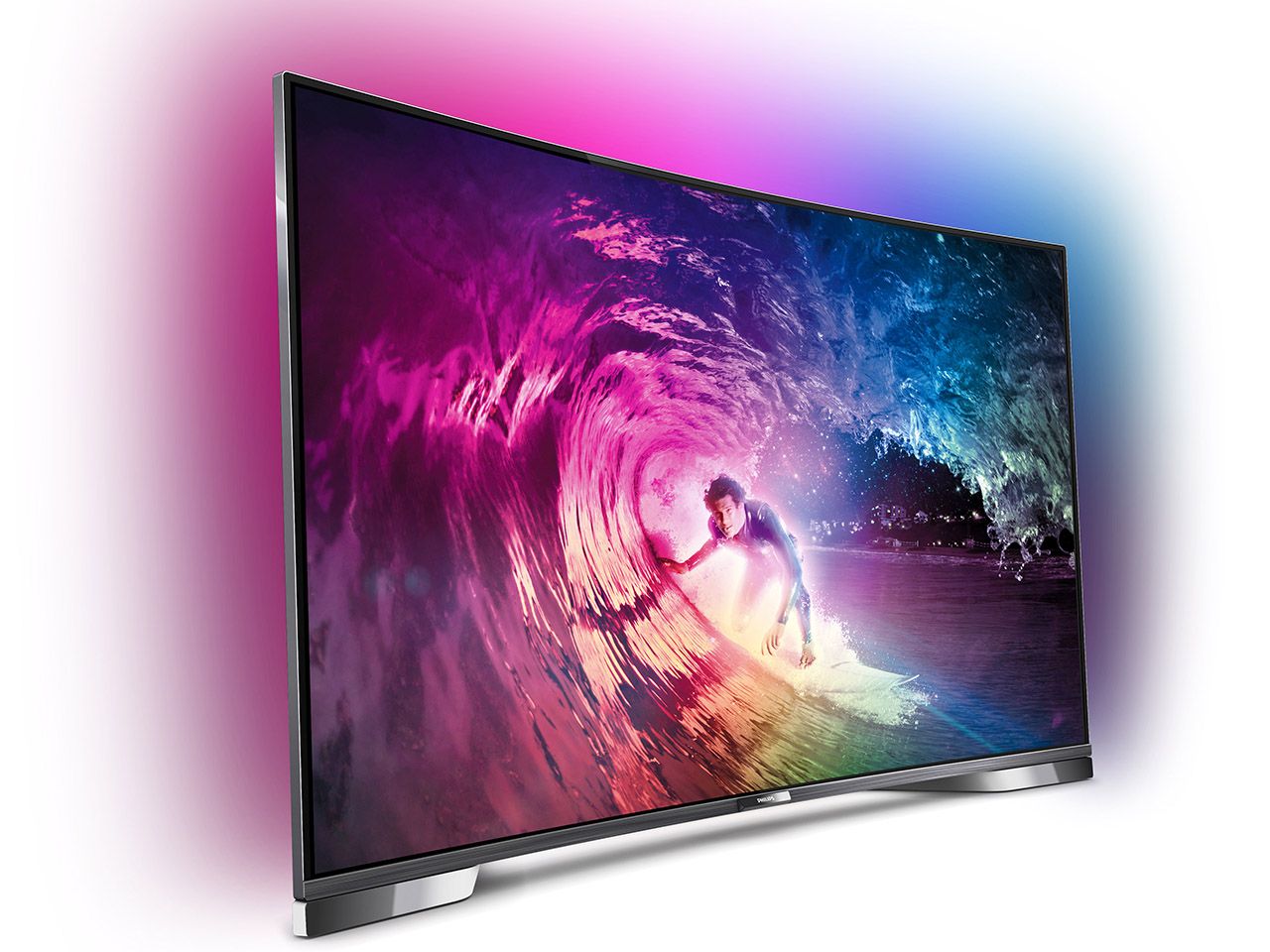 philips joins curved tv revolution with ultra hd 4k set of its own adds ambilight image 2