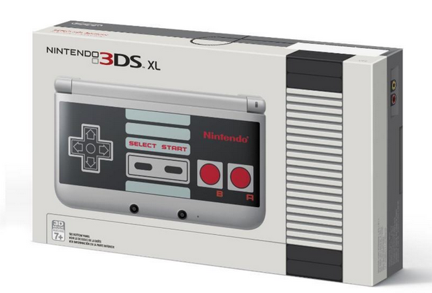 nintendo harks back to glory days with nes styled 3ds xl image 1