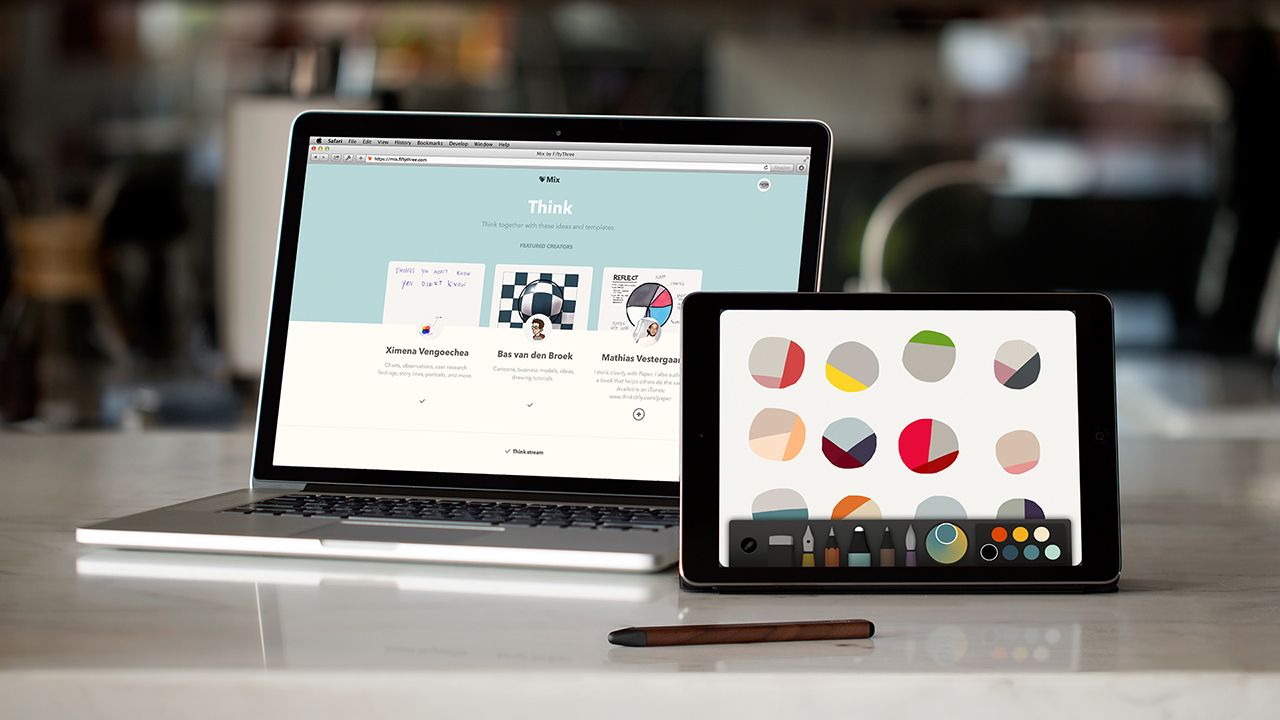 first we got fiftythree s paper and pencil now we get mix collaborative creation tool image 1