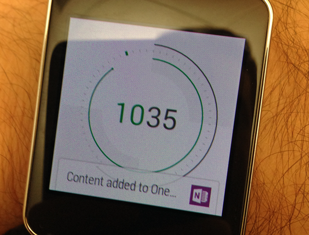 microsoft onenote app now out for android wear uses ok google to record notes image 1