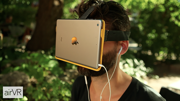 oculus who airvr straps an iphone 6 plus or ipad mini to your face image 1