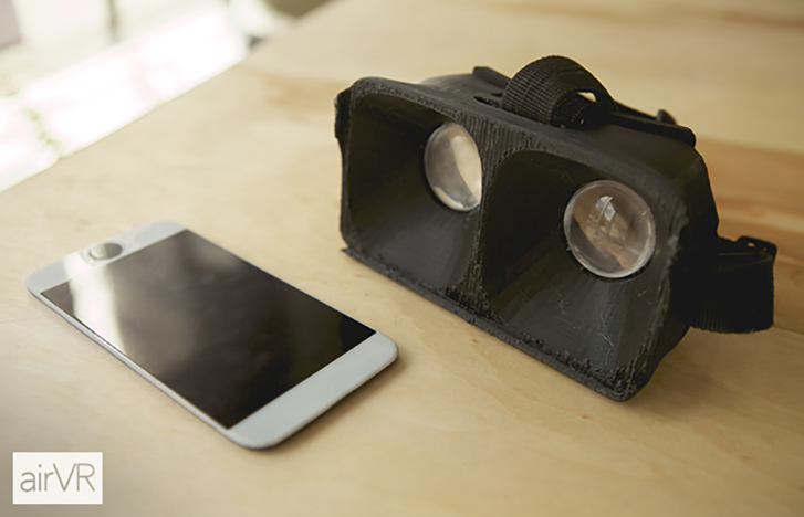 oculus who airvr straps an iphone 6 plus or ipad mini to your face image 5