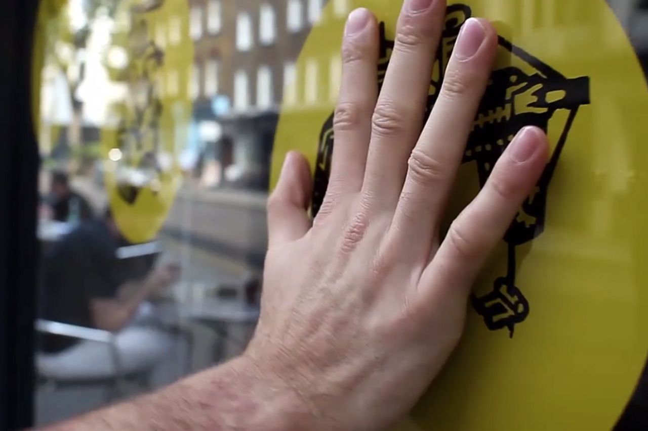 bare conductive paint turns shop window into touchscreen update  image 1