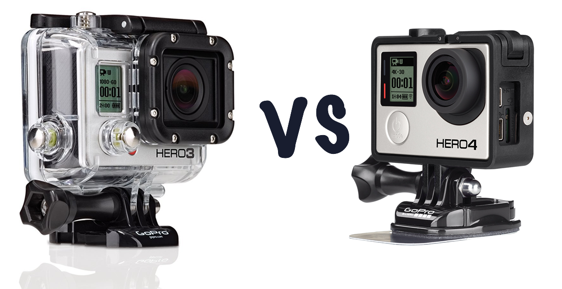 GoPro Hero4 Black Edition vs GoPro HD Hero3+ Black Edition: What's the  difference?