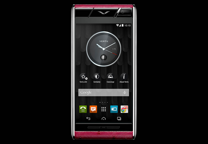 if you’ve always fancied an osterich leather android smartphone the vertu aster could be it image 1