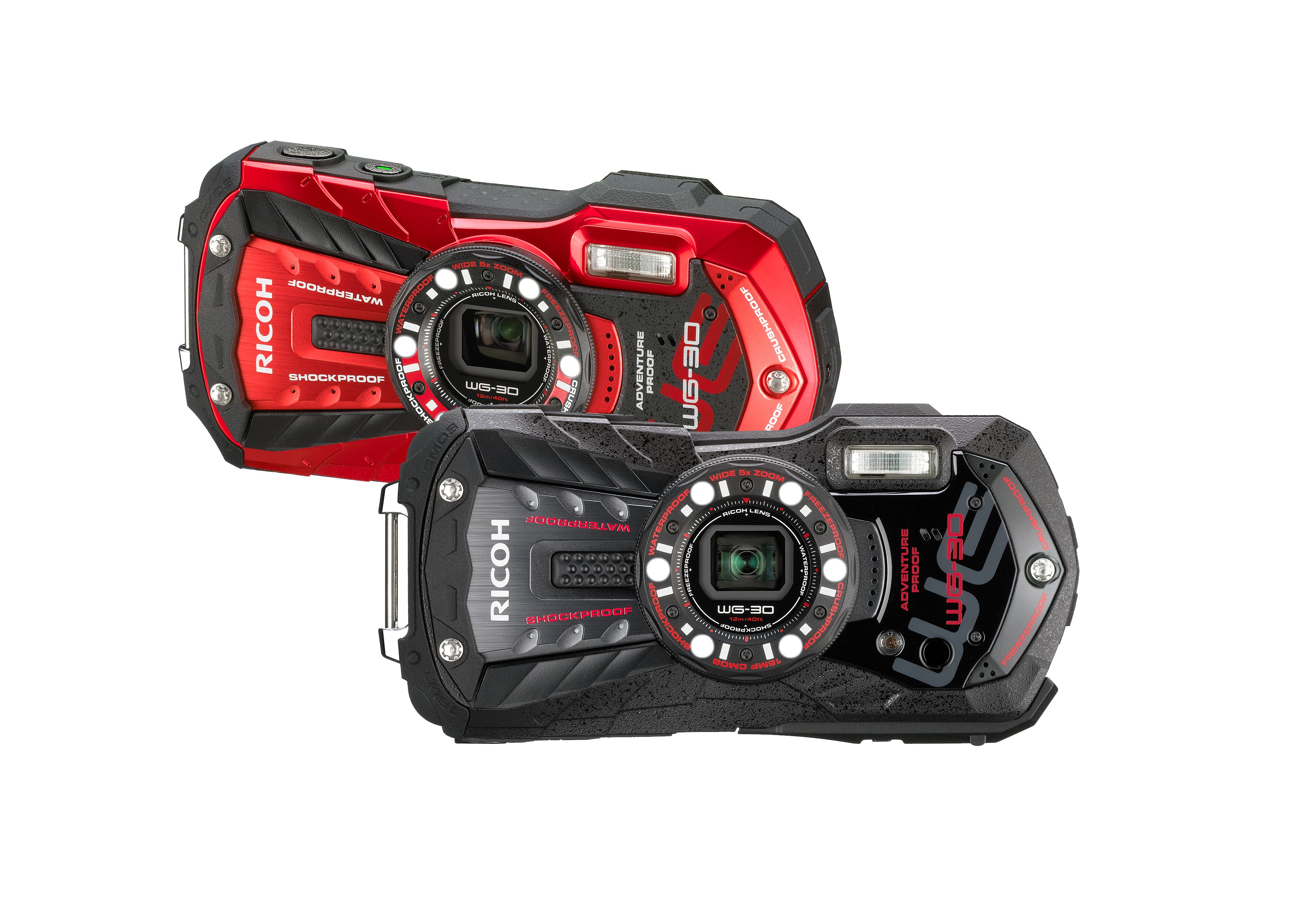 Ricoh WG series adds waterproof WG-30 and WG-30W digital compacts