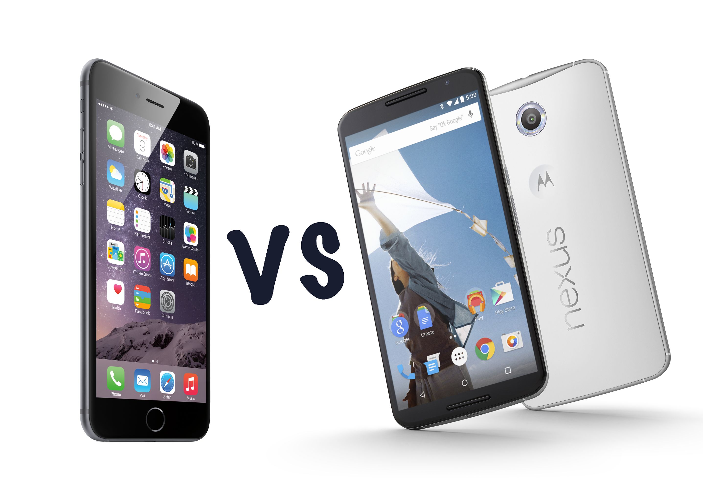 nexus 6 vs iphone 6 plus battle of the big phones image 1