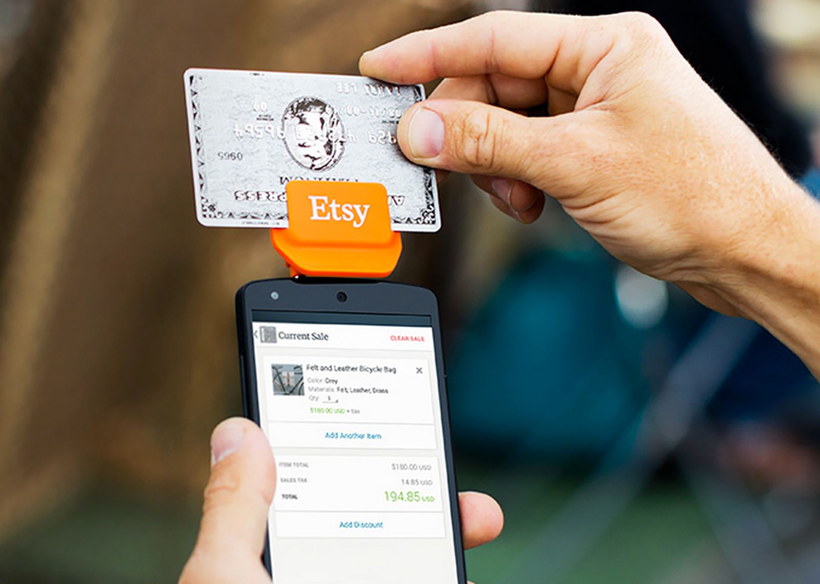 etsy debuts free square like credit card reader for real world sellers image 1