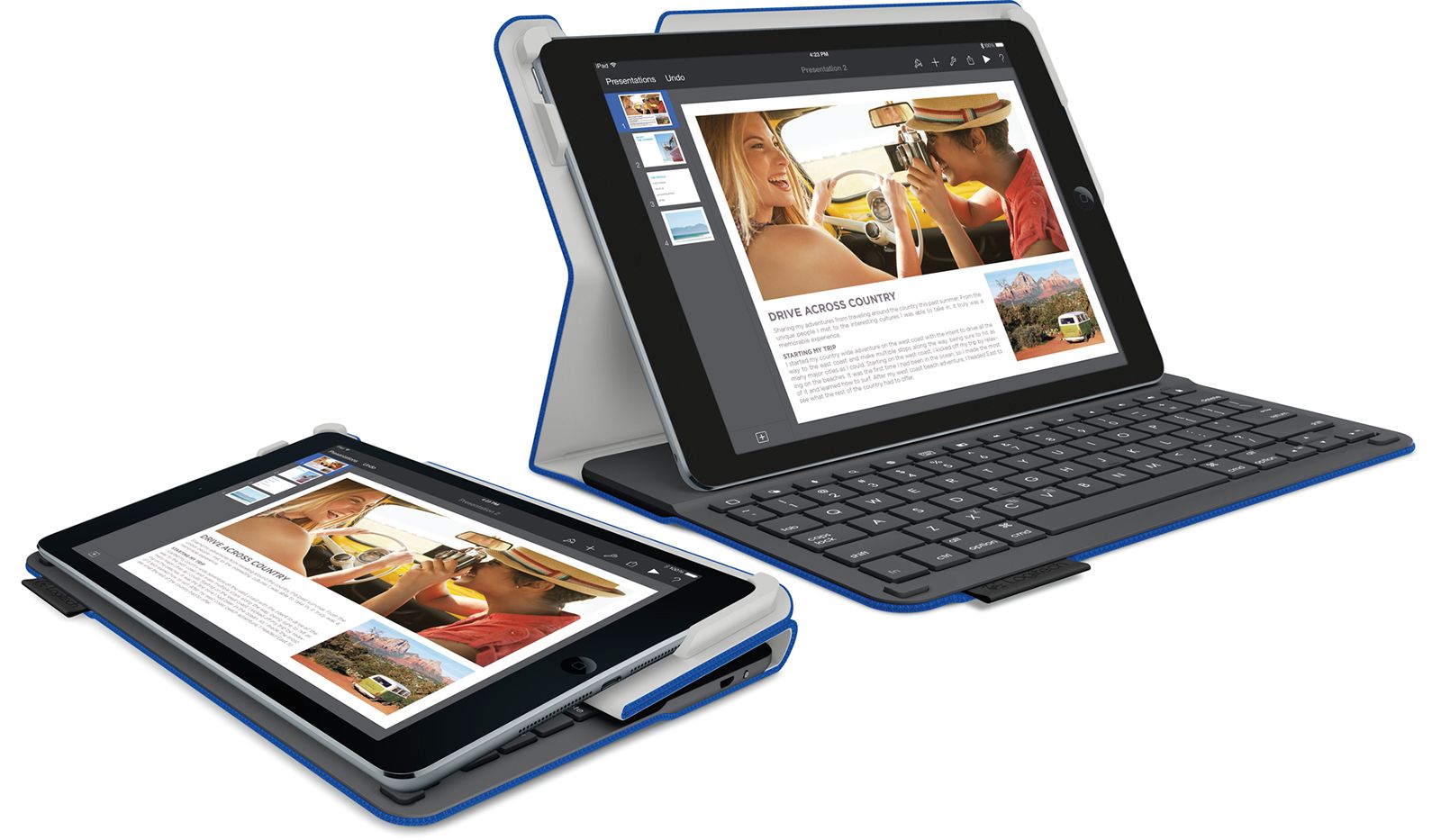 turn your ipad air 2 into a laptop with logitech keyboard covers and accessories image 1