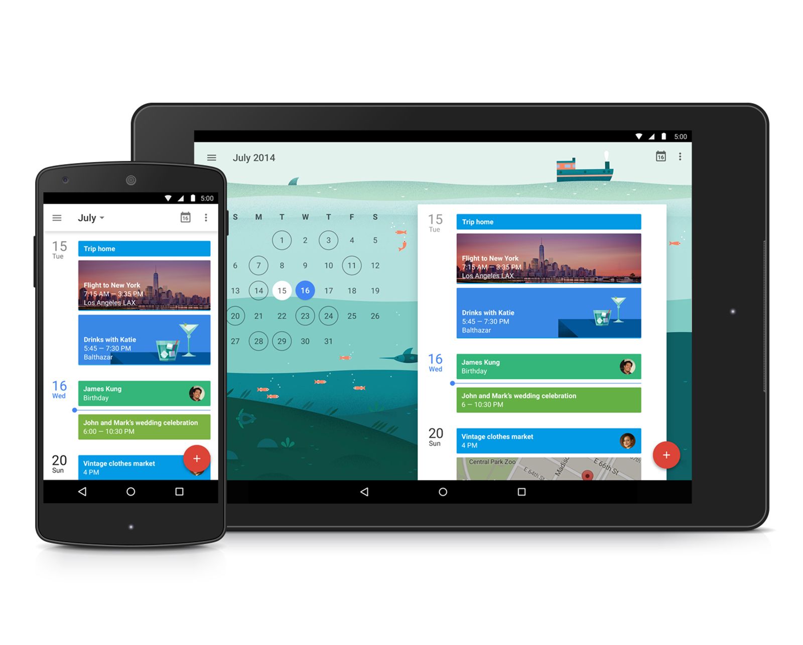 google calendar for android gets all new look with iphone version coming soon image 1