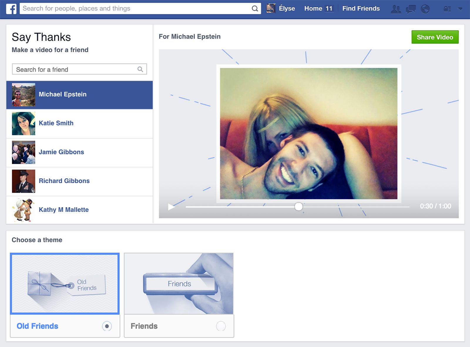 facebook debuts say thanks videos here s how to make one for your friends image 1