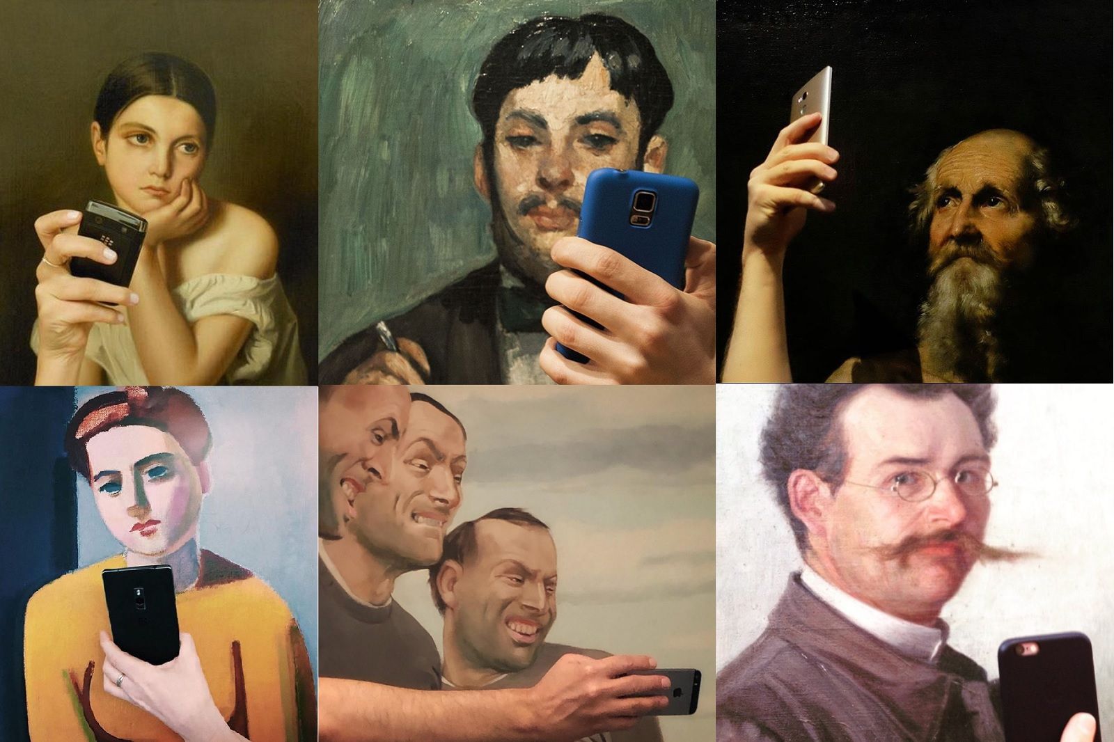 art portraits turned into smartphone selfies the photo gallery photo 22