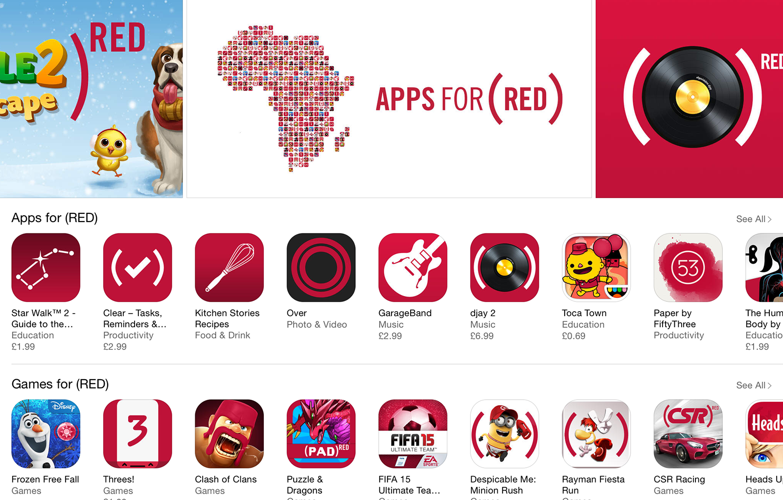 angry birds clash of clans and monument valley just a few of the ios apps adding content for world aids day image 1