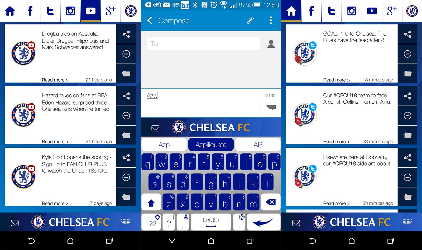 man city and chelsea fans can change their android keyboards to club colours iphone coming soon image 1