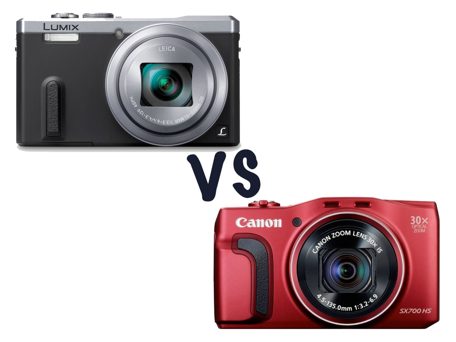 Helaas West rechtdoor Panasonic Lumix TZ60 vs Canon PowerShot SX700 HS: What's the difference?