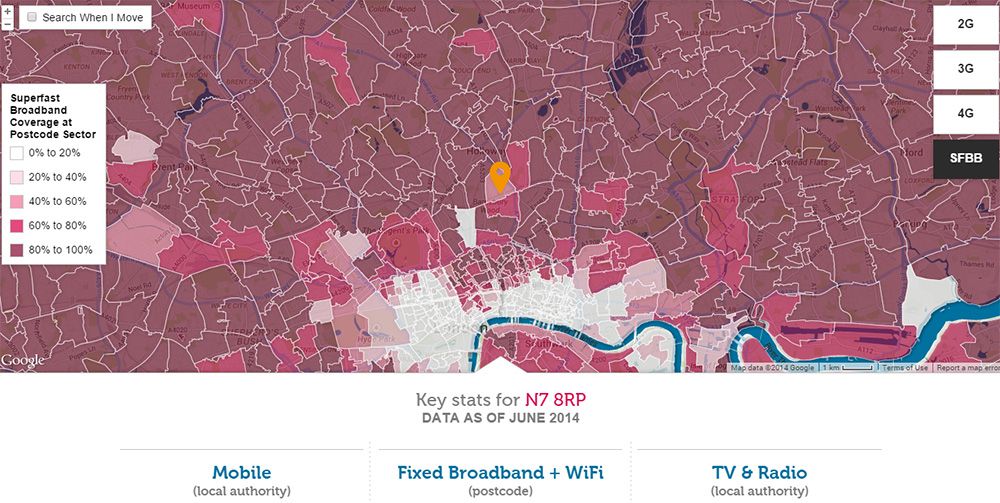 find out how covered you are for broadband 3g 4g mobile wi fi and tv reception on this map image 1