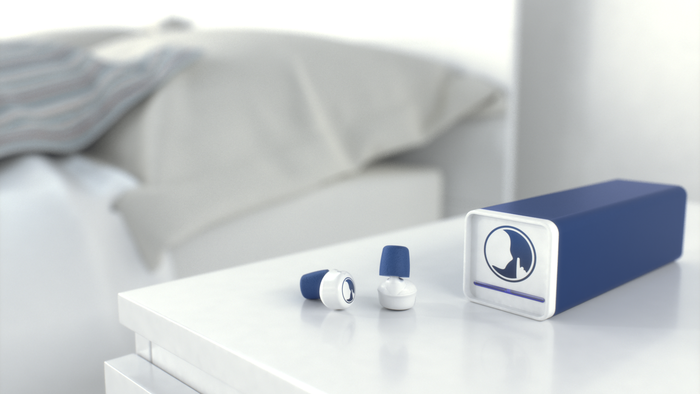 hush smart earplugs actively cancel noise and intelligently wake you for perfect sleep image 1