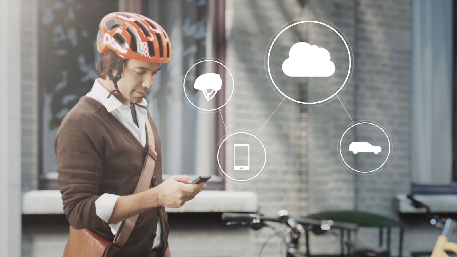 volvo wants to connect cyclists and cars together through helmet tech to prevent accidents image 1