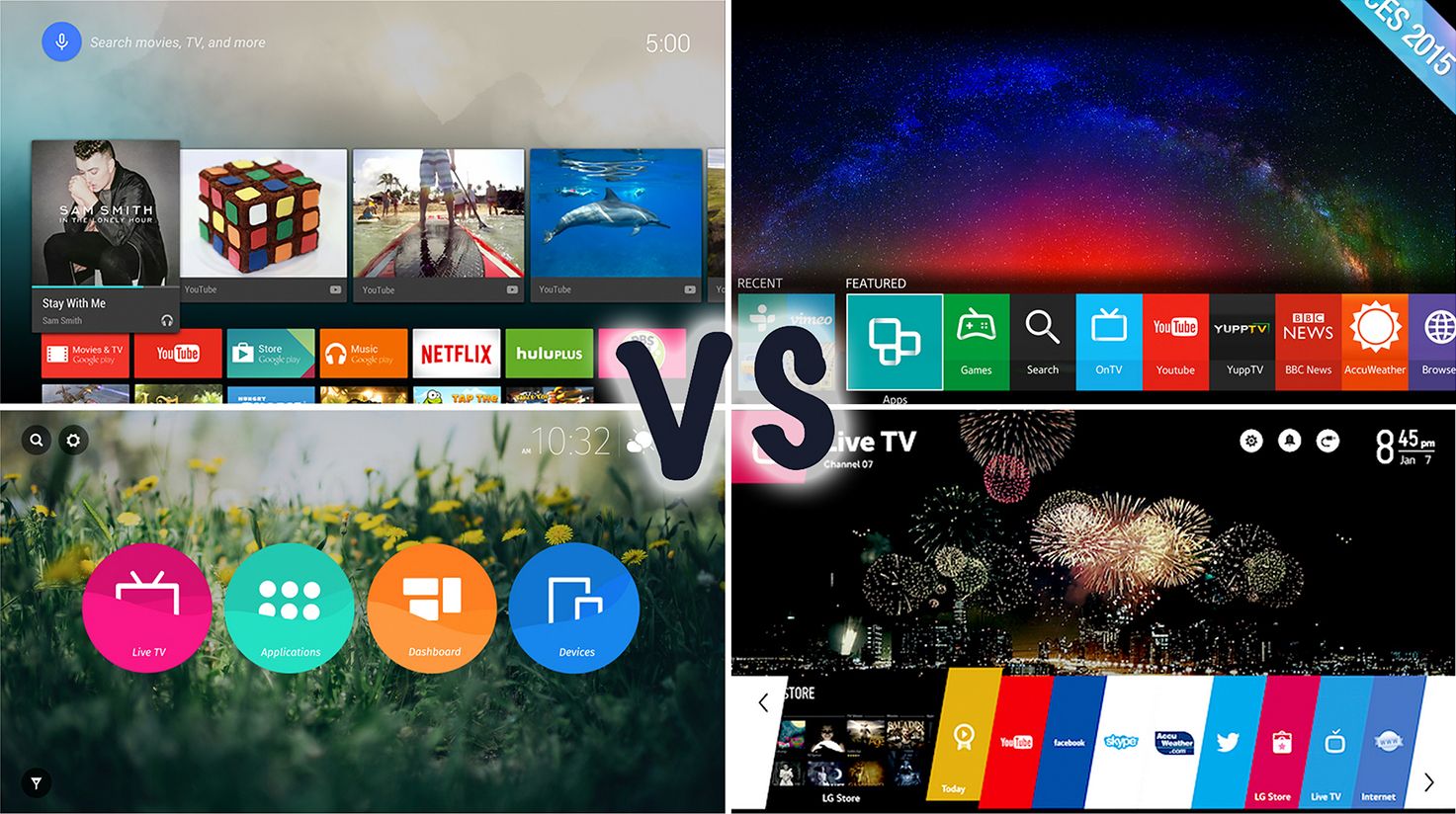 Android TV vs Samsung Tizen vs Firefox OS vs LG webOS What's the