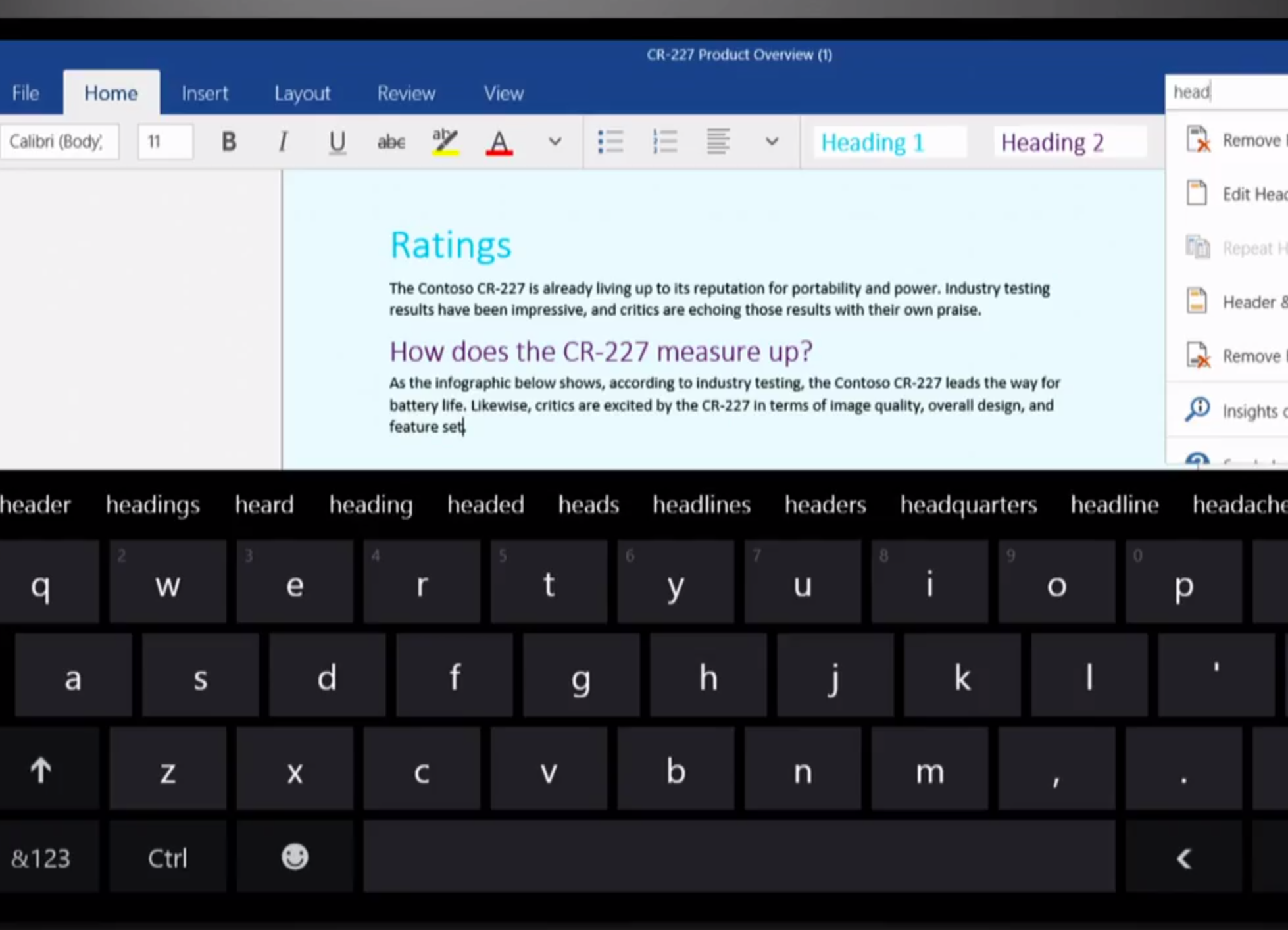 microsoft office universal touch apps here s what to expect from office for windows 10 image 1