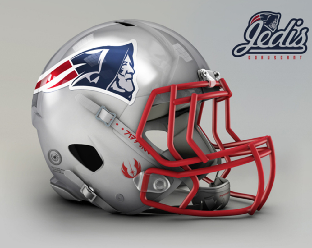 super bowl 2015 nerd out over this stars wars nfl mashup of all 32 teams football helmets image 1