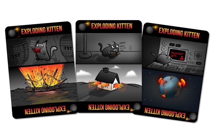 exploding kittens is the most backed kickstarter campaign ever 1000 funding in an hour image 1