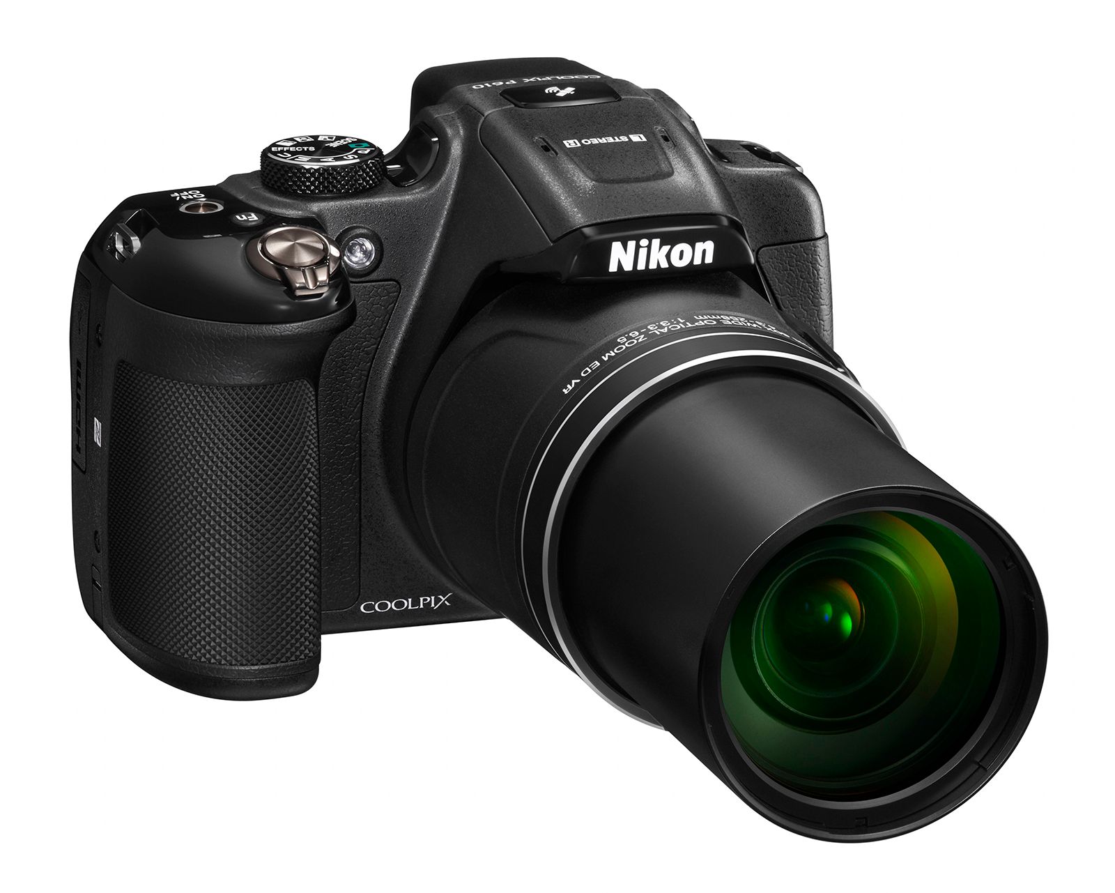 nikon coolpix p610 superzoom serving a familiar 60x optical zoom with nfc side portion image 1