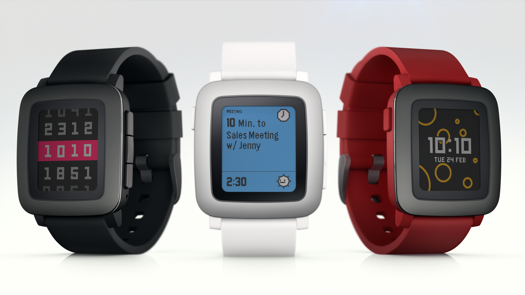 pebble time arrives to give apple watch some serious competition image 1