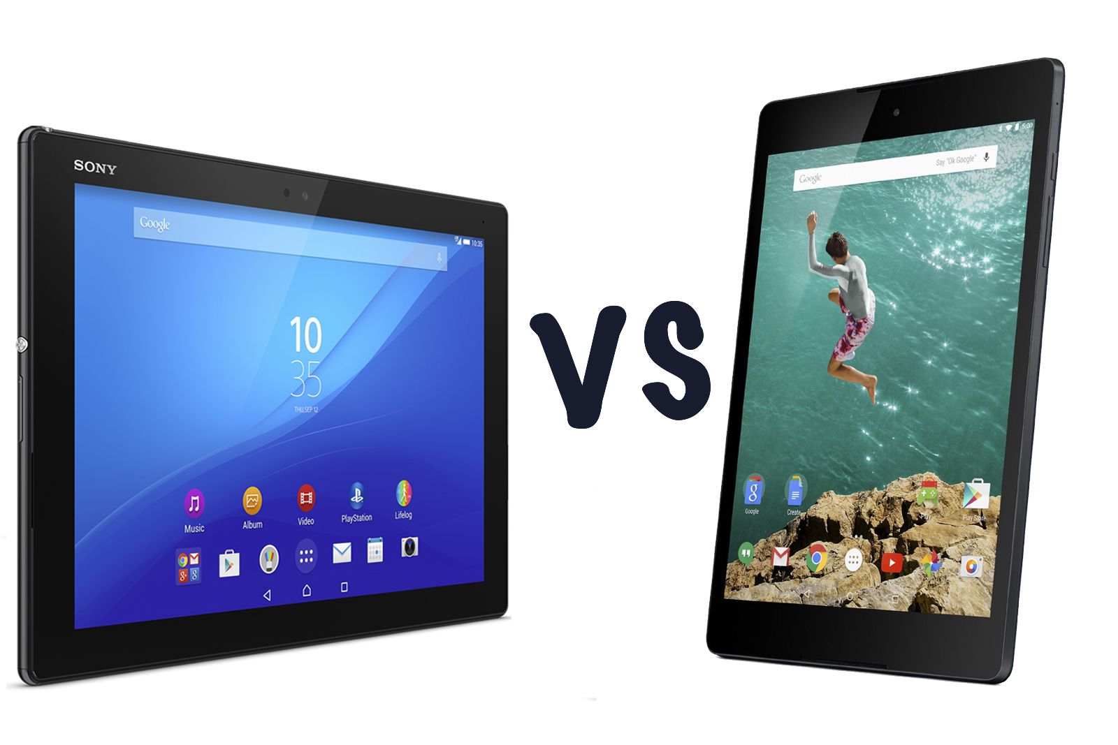 sony xperia z4 tablet vs google nexus 9 what s the difference  image 1