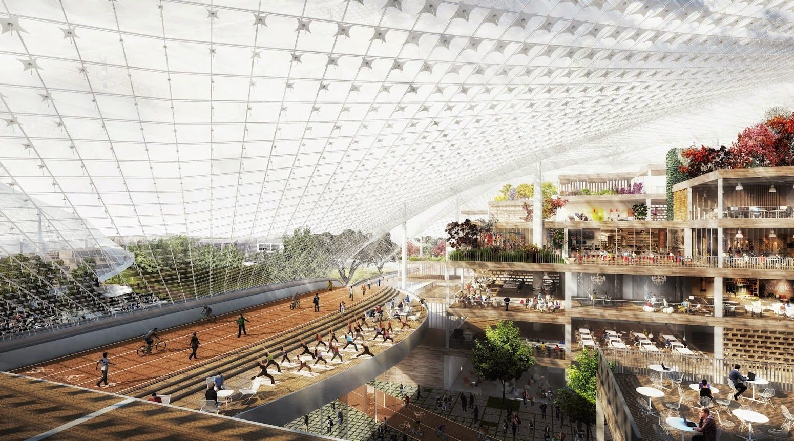 new google campus to challenge apple s spaceship office for coolest place to work image 4