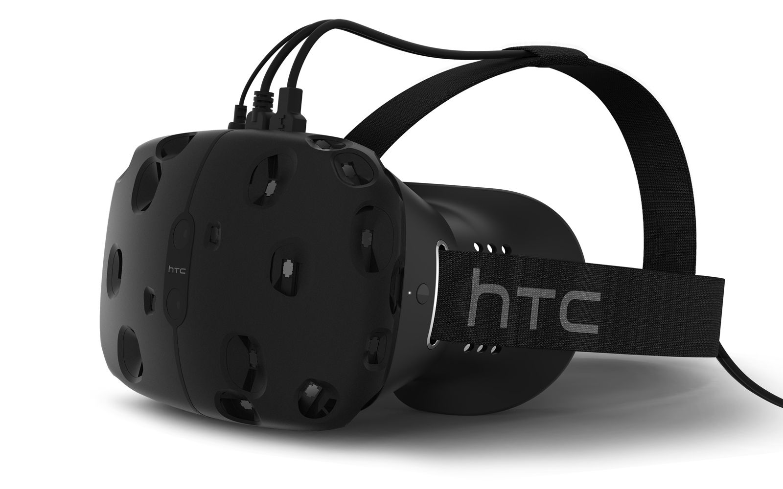 this is htc vive the steam vr headset built by htc and valve image 1