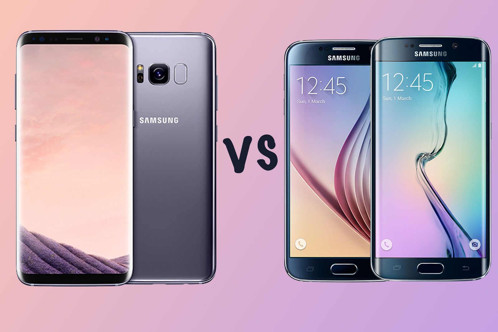samsung galaxy s8 vs s8 plus vs s6 vs s6 edge what s the difference  image 1