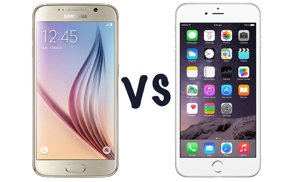 samsung galaxy s6 vs apple iphone 6 what s the difference image 1