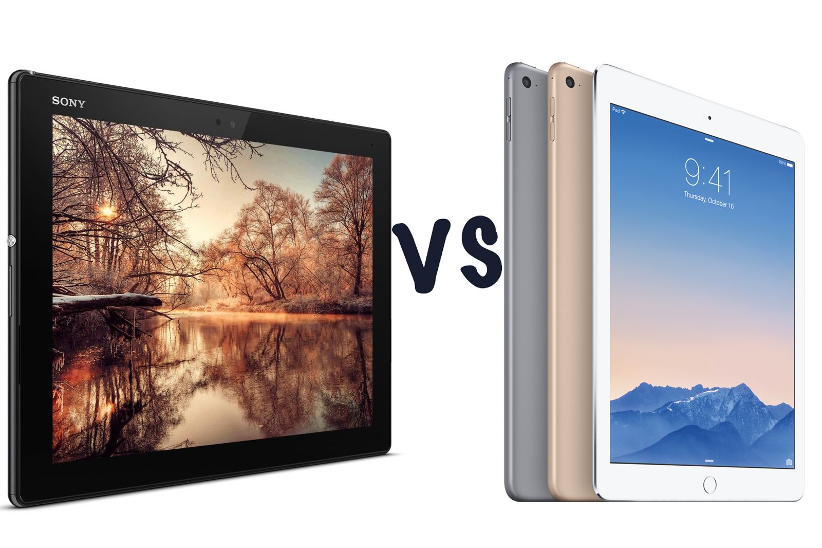 sony xperia z4 tablet vs apple ipad air 2 what s the difference  image 1